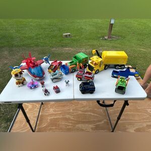 Paw Patrol Colorful Kids Toy Vehicle Set Bundle